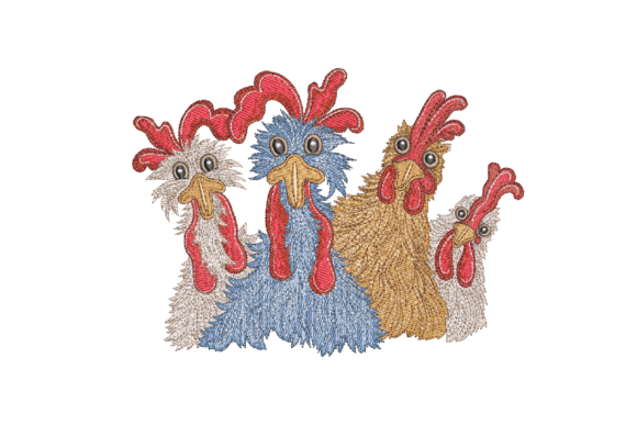 Crazy Chicken Machine Embroidery Design Review