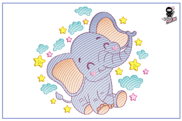 Cute Baby Elephant Embroidery: A Holiday Review