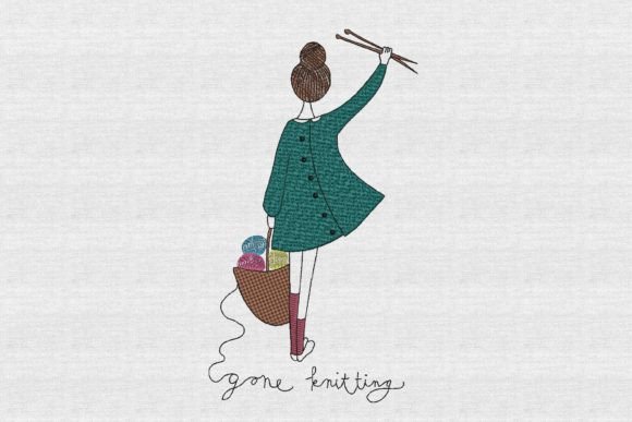 Gone Knitting Embroidery Review for Apparel