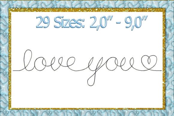 I Love You Machine Embroidery Design Review