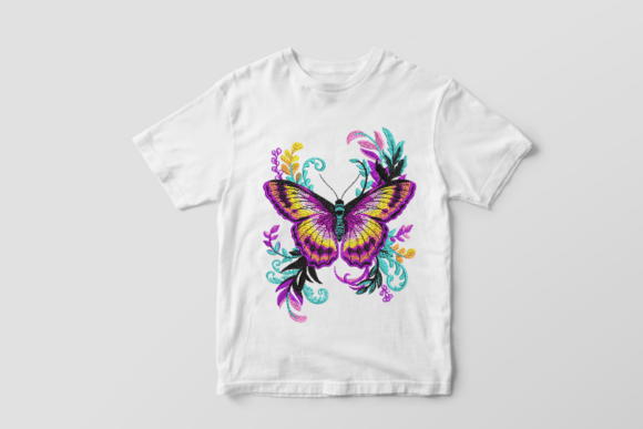 Review: Butterfly and Flowers Embroidery Design