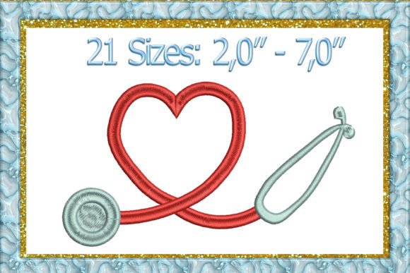 Review: Stethoscope Machine Embroidery Design