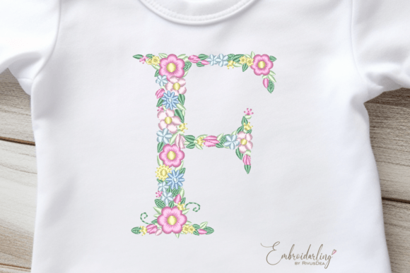 Reviewing Floral Letter F for Etsy Shops