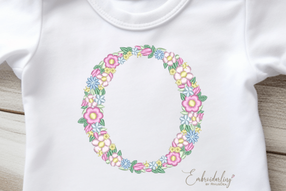 Reviewing Floral Letter O for Holiday Stitching