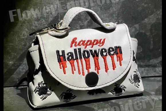 Reviewing ITH Mini Bag Embroidery Happy Halloween
