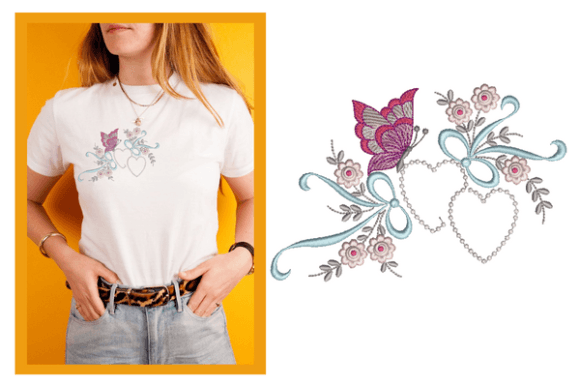Rippled Butterfly Embroidery Design Review