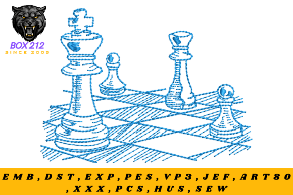 Stitching Strategy: A Review of Chess Embroidery Design